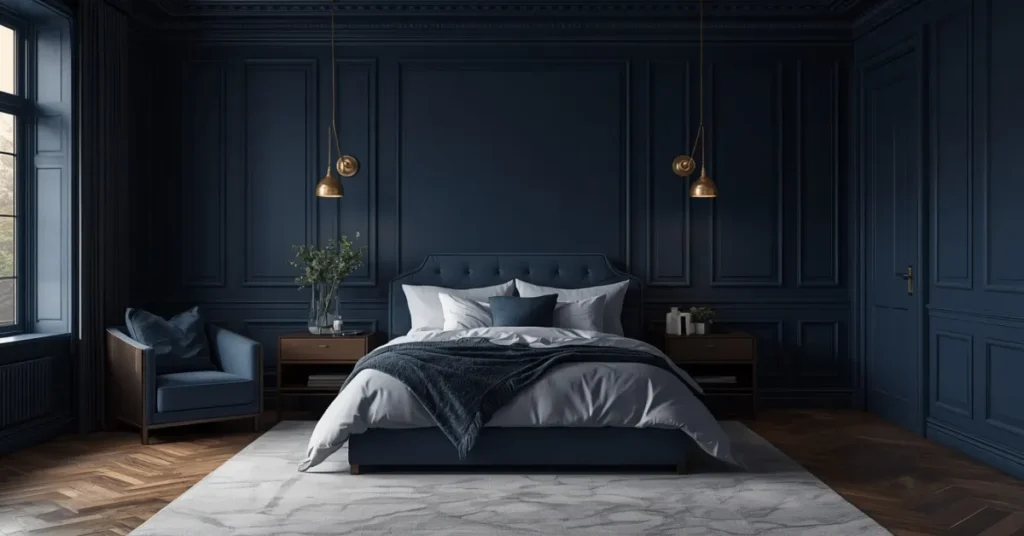 Go Bold with a Dramatic Navy Palette