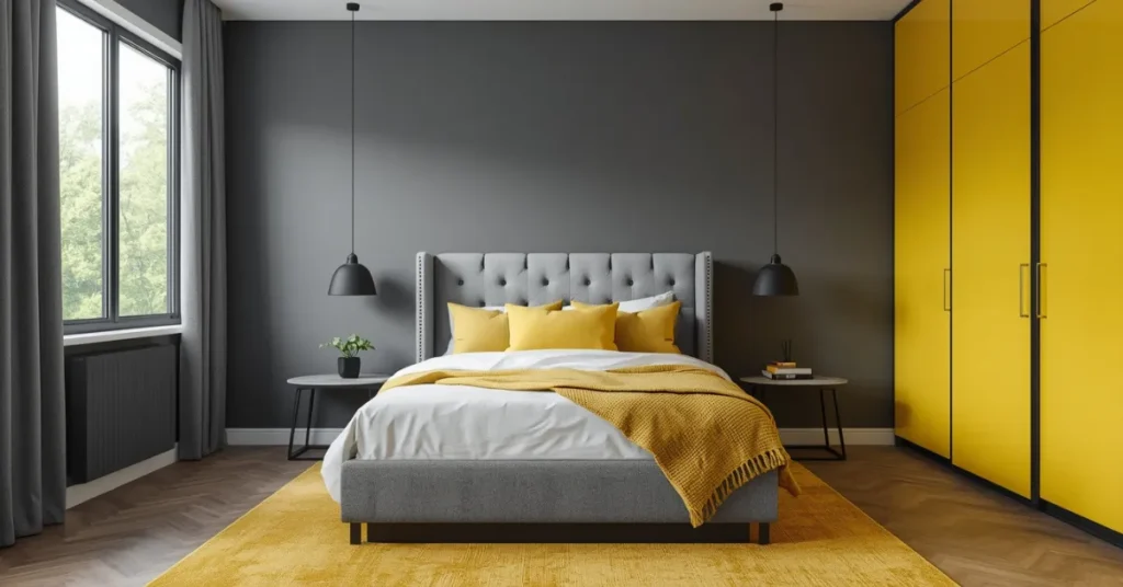 Gray and Yellow Modern Mix