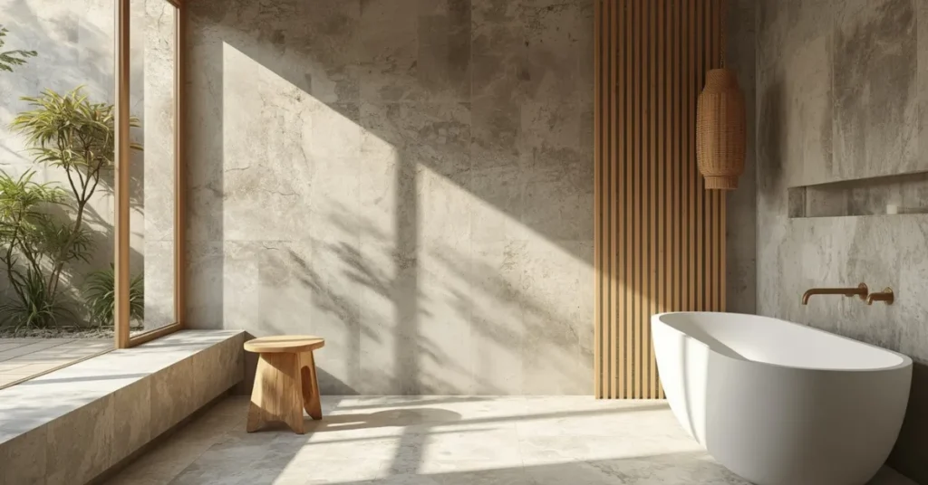 Japandi-Inspired Bathroom