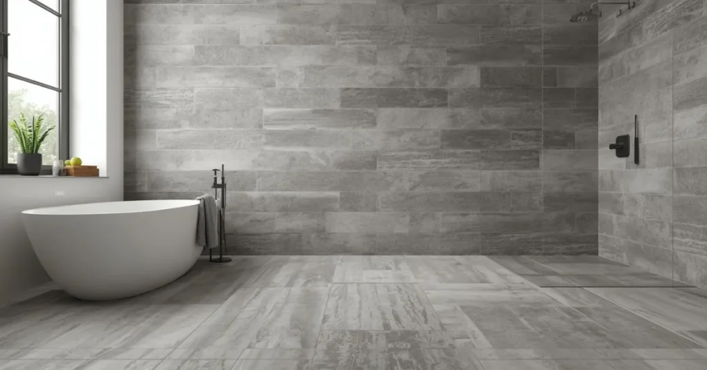 Large Format Tile for Fewer Grout Lines
