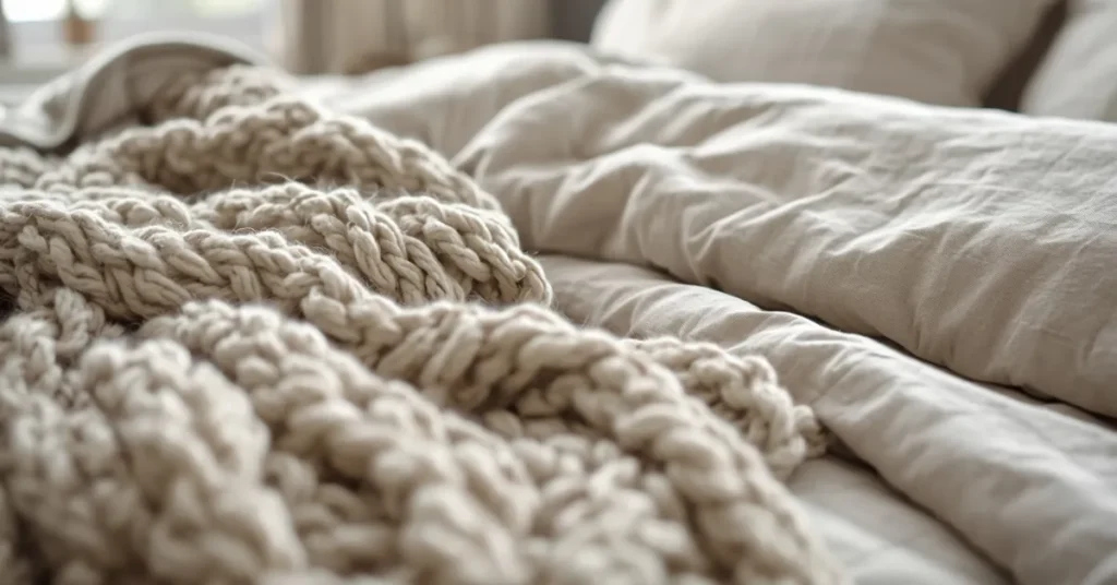 Layered Textured Throws