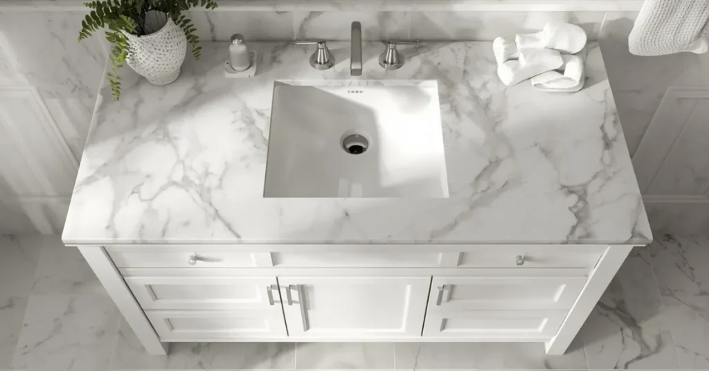 Marble Accents on a Budget