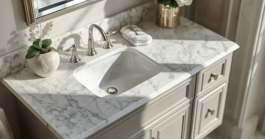 Marble Countertop for a Splurge Look