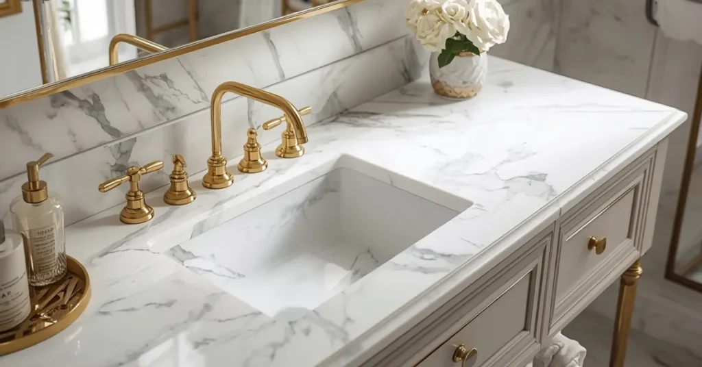 Marble Countertop Luxury Upgrade