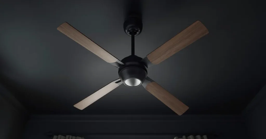 Matte Black Ceiling Fan