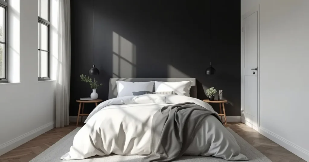 Minimalist Black and White Bedroom Ideas for Small Spaces