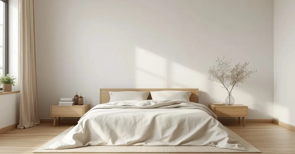Minimalist Earthy Bedroom Design