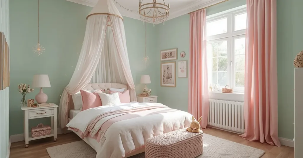 Mint Green Girl's Bedroom