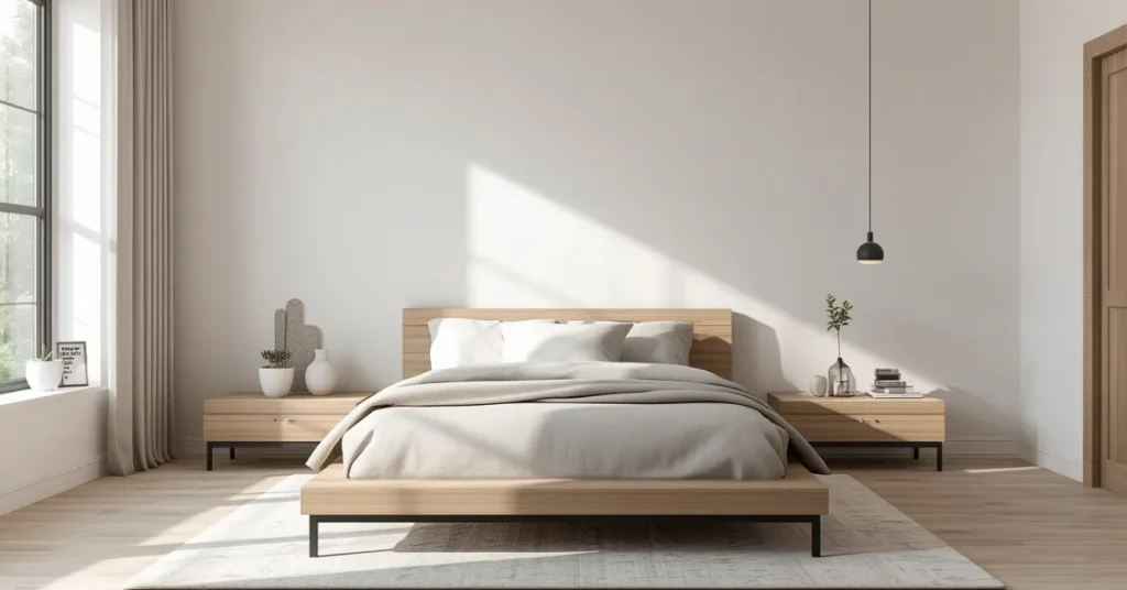 Modern Minimalist Guest Room