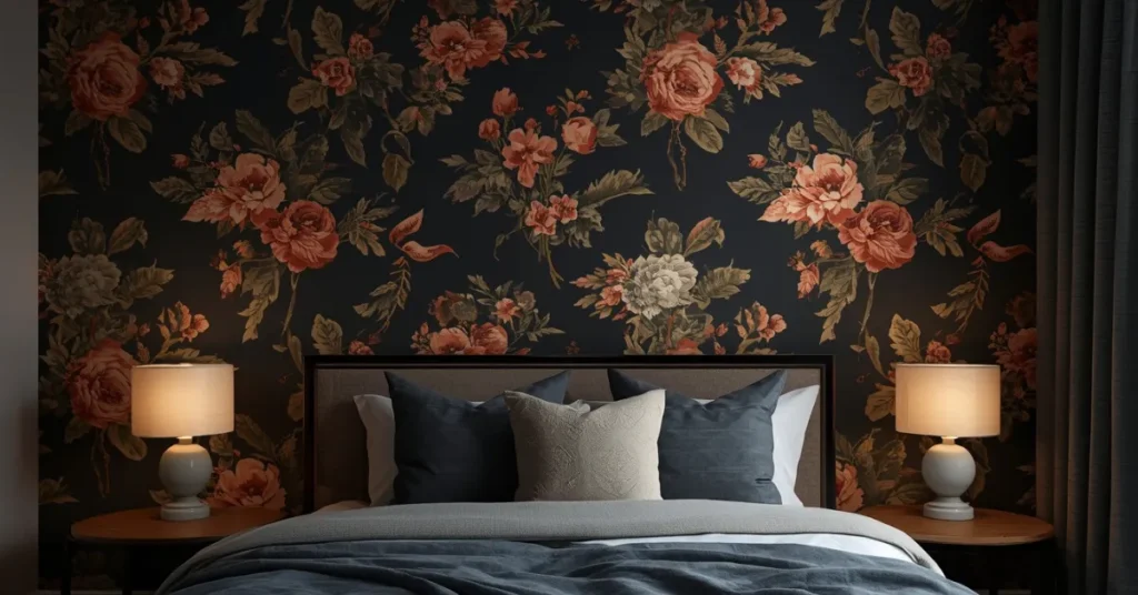 Moody Floral Wallpaper