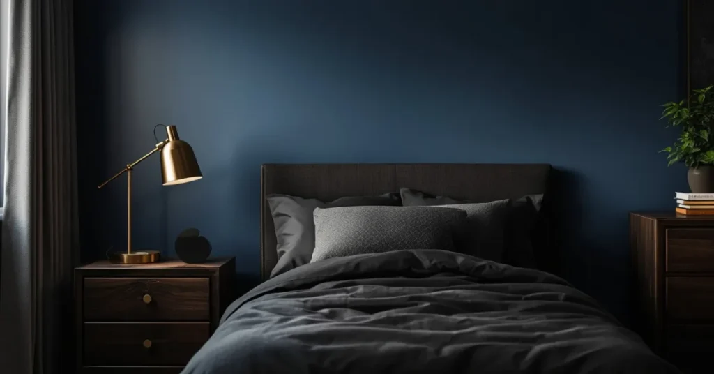 Moody Navy and Charcoal Retreat