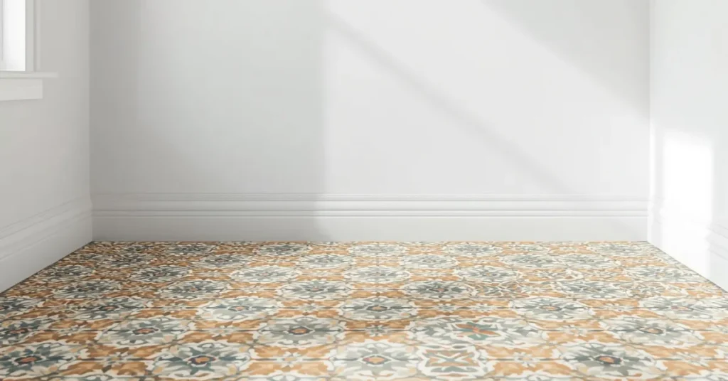 Moroccan-Inspired Patterned Tile