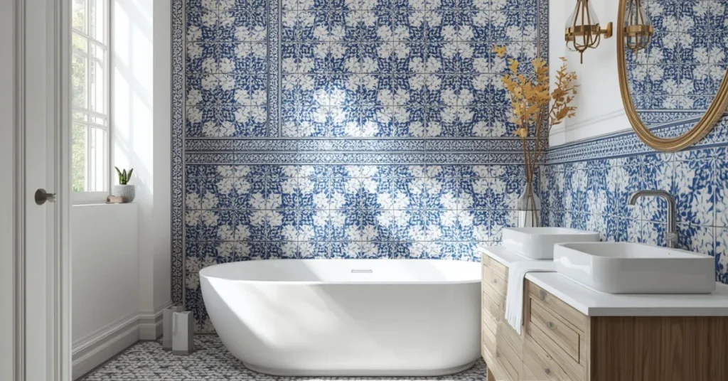 Moroccan Tile Accent Wall