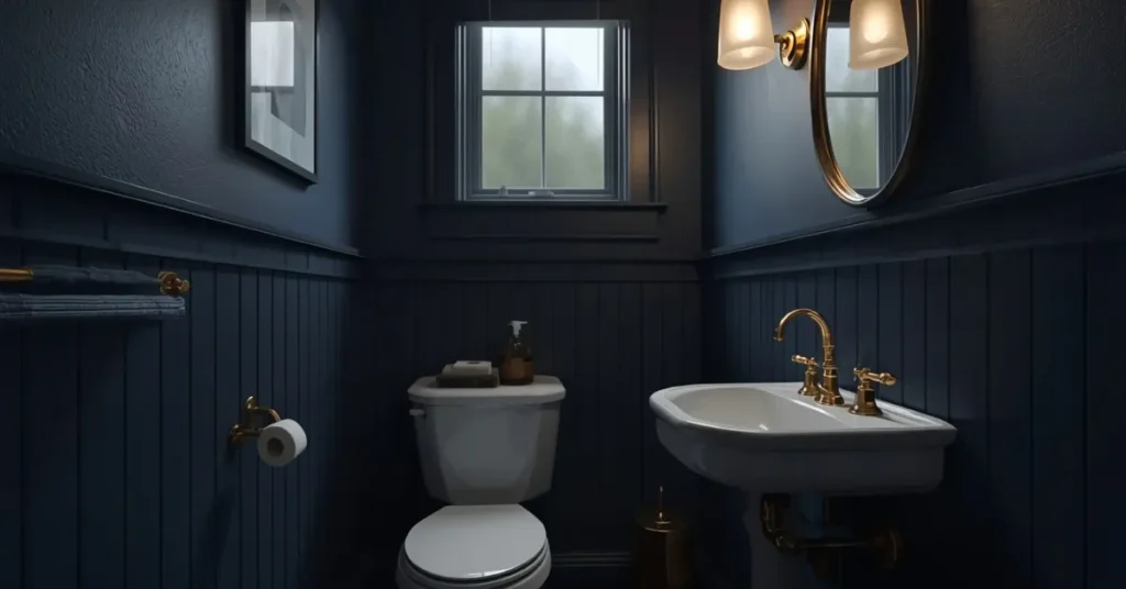 Navy Blue for a Dramatic Look