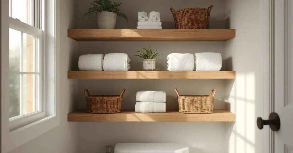 Open Shelving for Storage