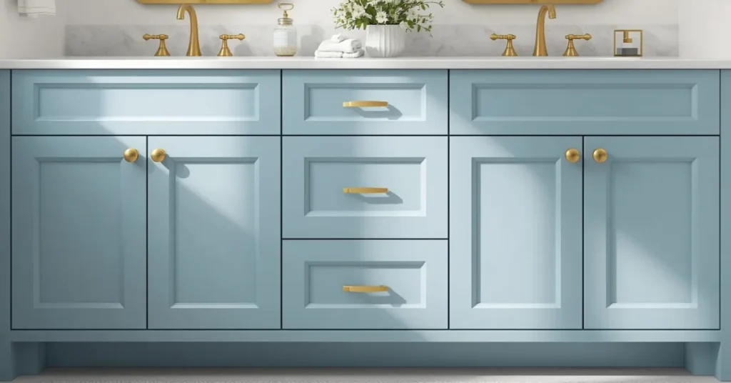 Powder Blue Cabinetry