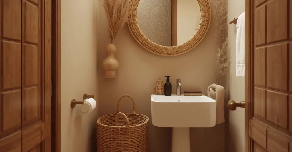 Rattan and Natural Textures for Warmth