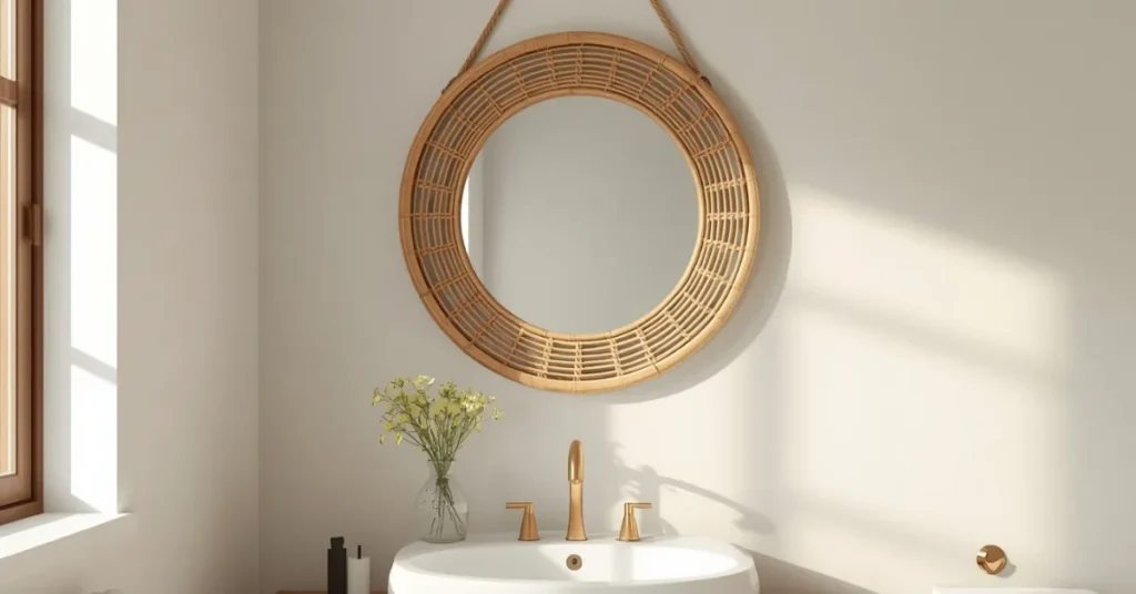 Rattan Mirror Frame