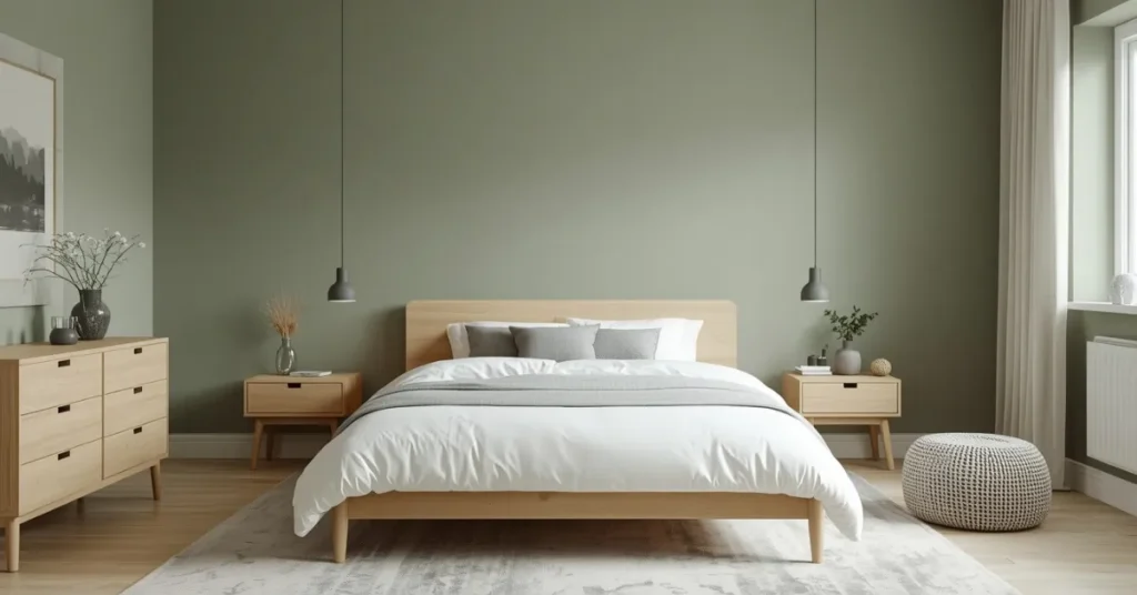 Sage Green and Grey Scandinavian Style