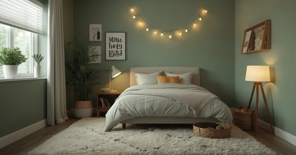 Sage Green Teen Bedroom