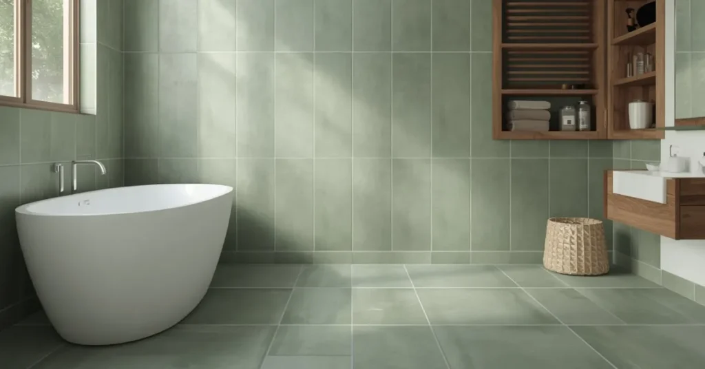 Sage Green Tile for a Calm Space