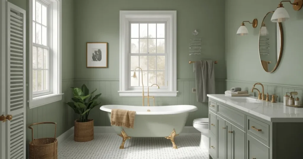 Sage Green Walls for a Calm Mood