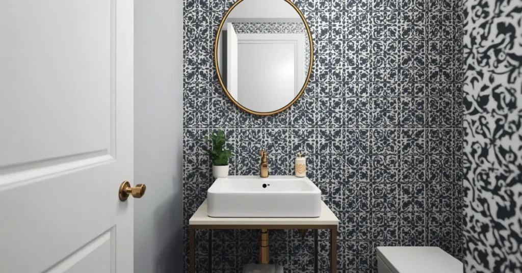 Small Bathroom Ideas With Bold Tile Accents
