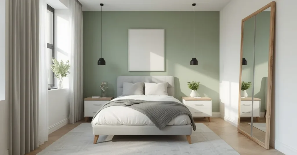Small Bedroom Sage and Grey Fix