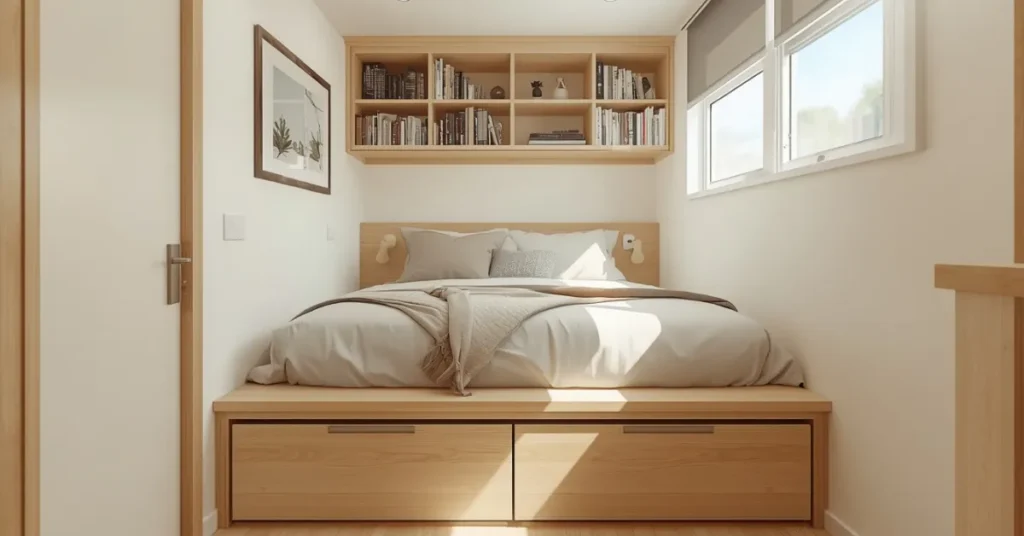 Small Bedroom Storage Bed