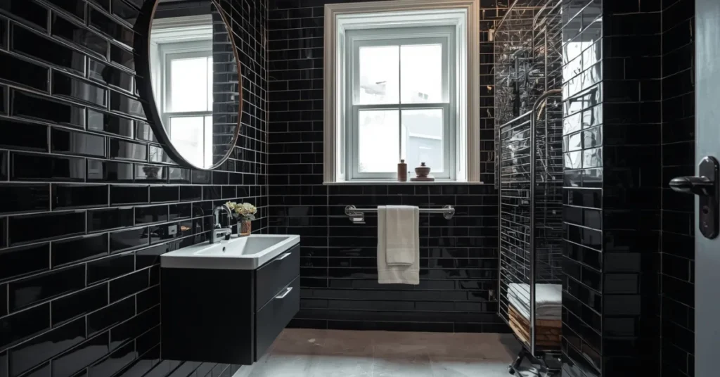 Small Black Bathroom Ideas That Still Feel Big