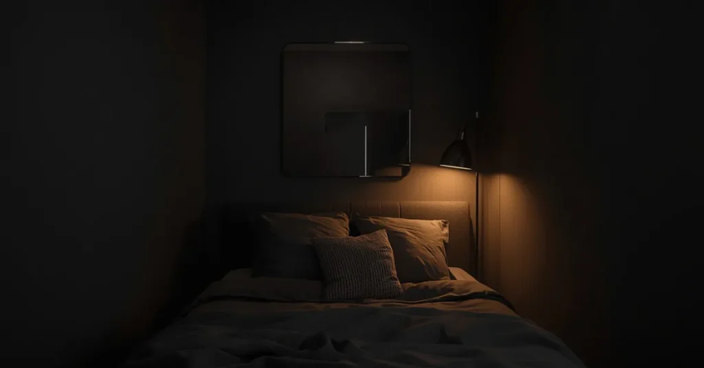 Small Space Dark Romantic Bedroom
