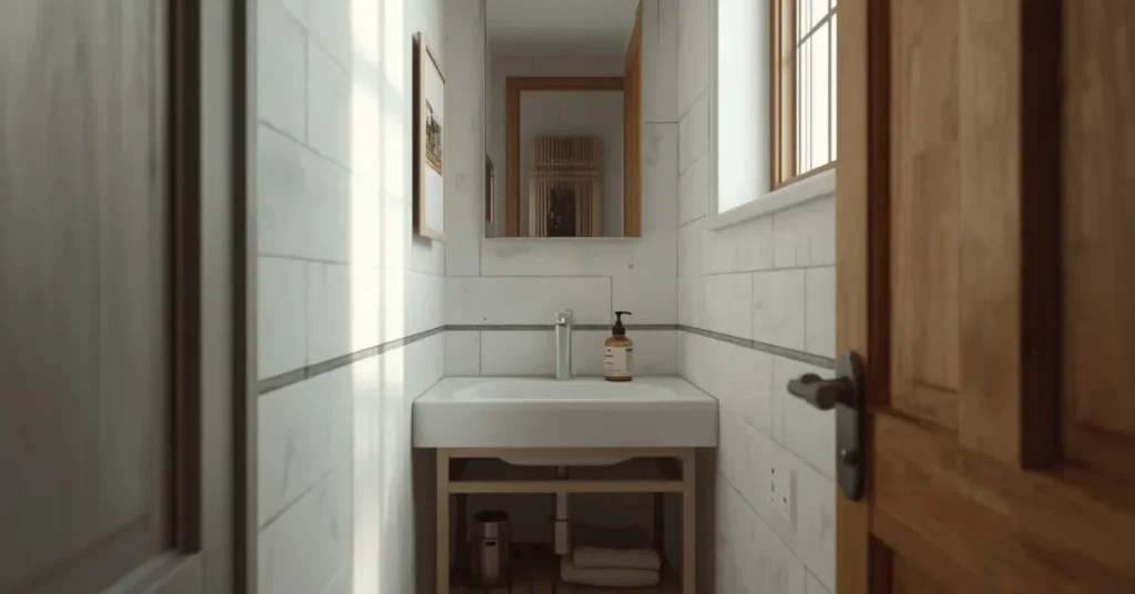 Small Space Solutions with a Corner Sink