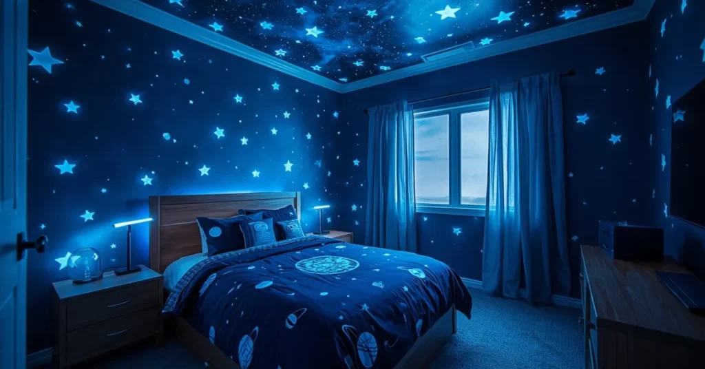 Space Exploration Galaxy Room