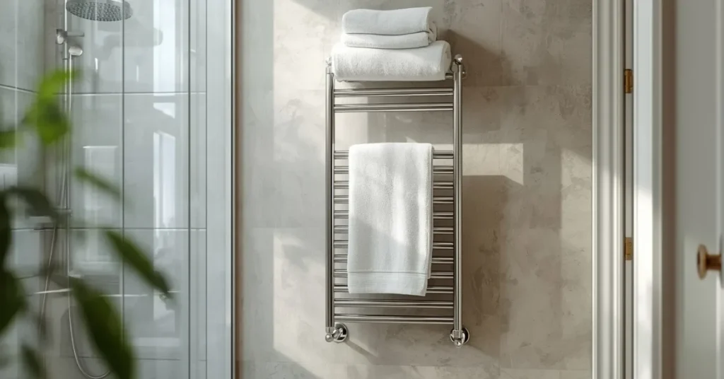 Splurge on a Heated Towel Rack