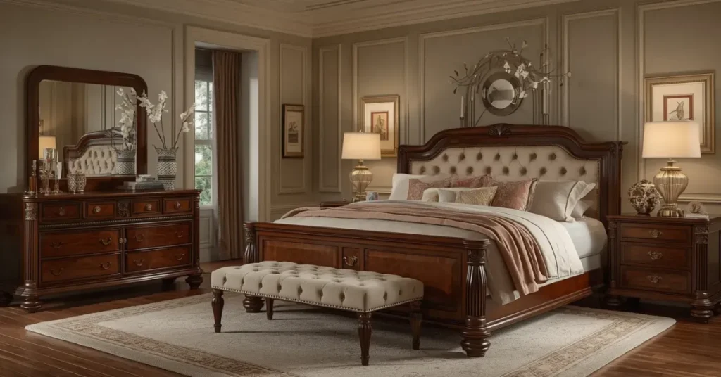 Splurge-Worthy Dark Bedroom Suite