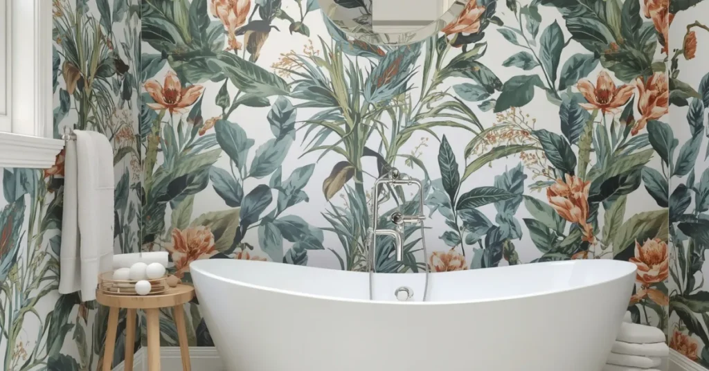 Statement Wallpaper on One Wall