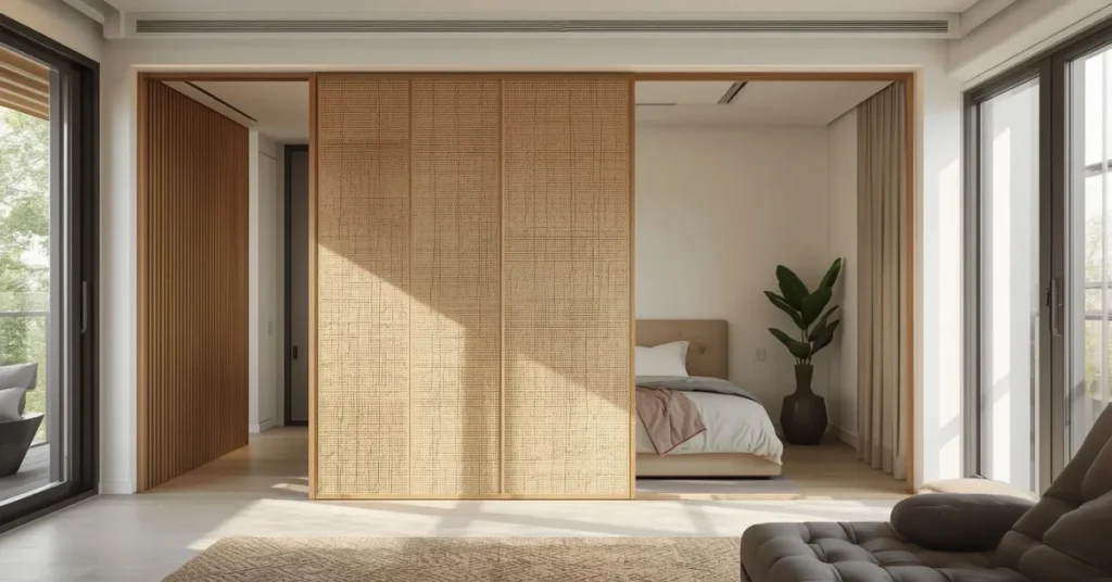 Studio Bedroom Room Divider