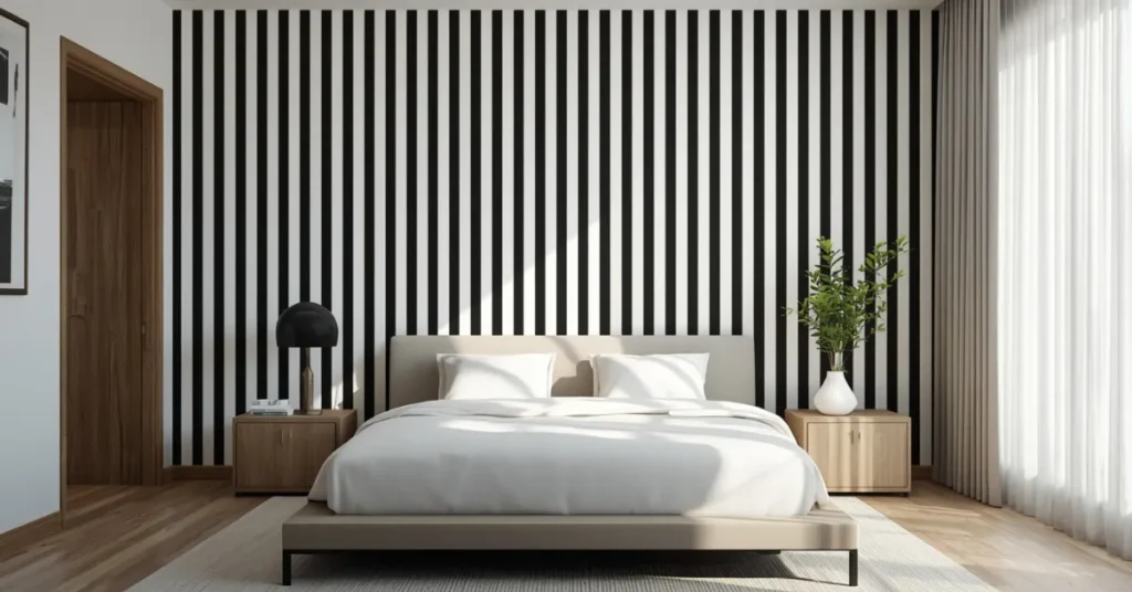 The Classic Striped Accent Wall