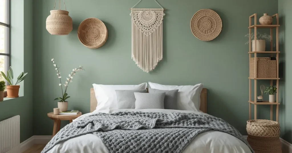 Timeless Sage Green Master Bedroom