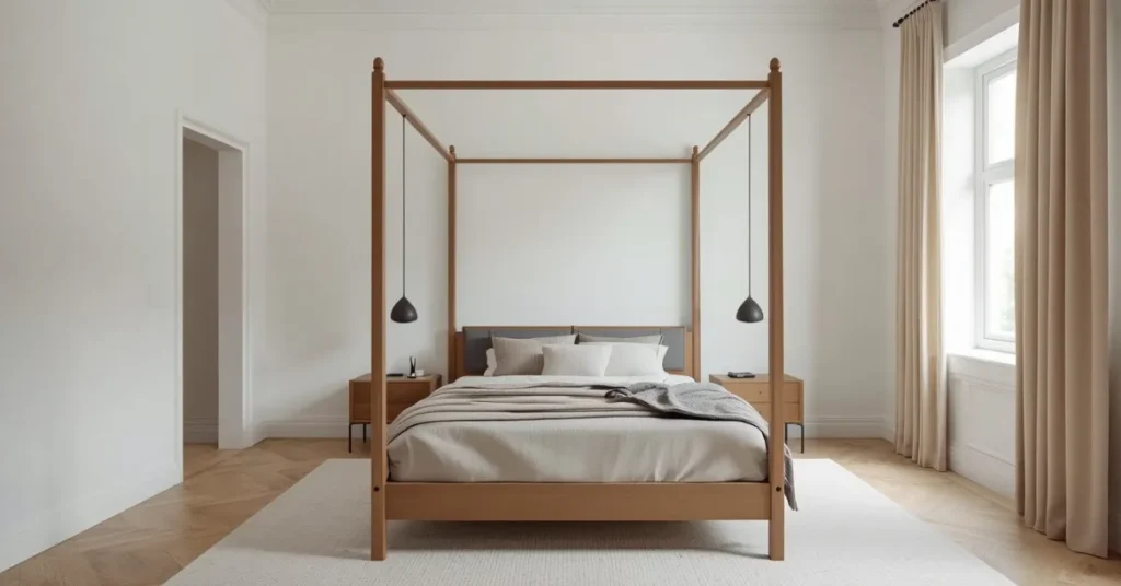 Use a Canopy or Four-Poster Bed