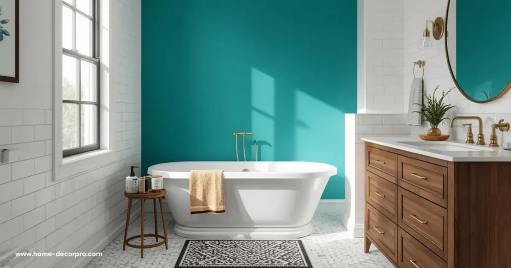 Vibrant Teal for a Bold Pop of Color