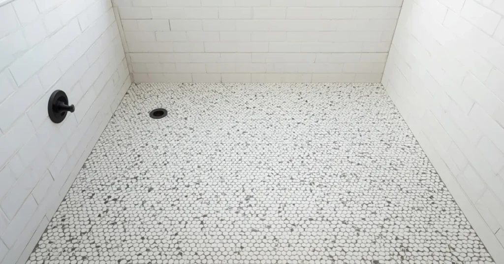 Vintage Hexagon Tile Floor