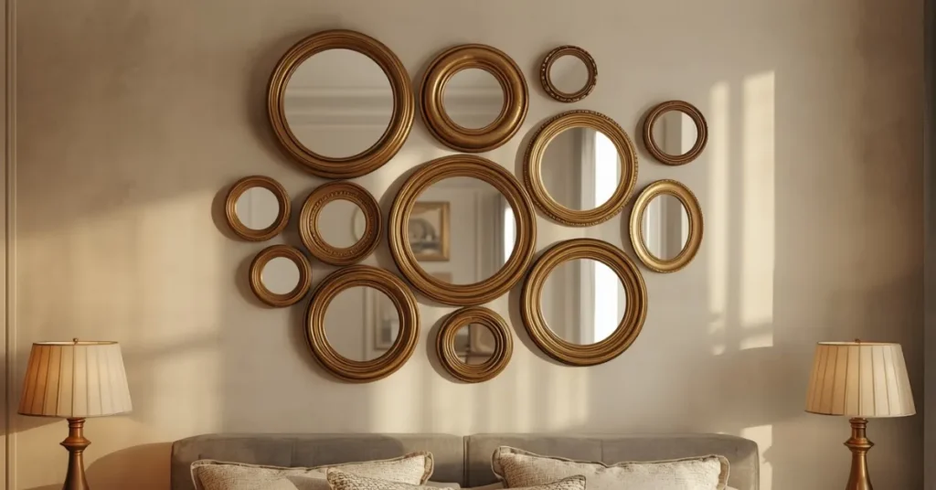 Vintage Mirror Cluster