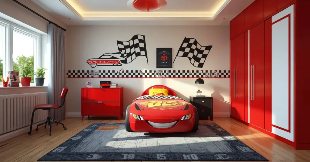 Vintage Race Car Room