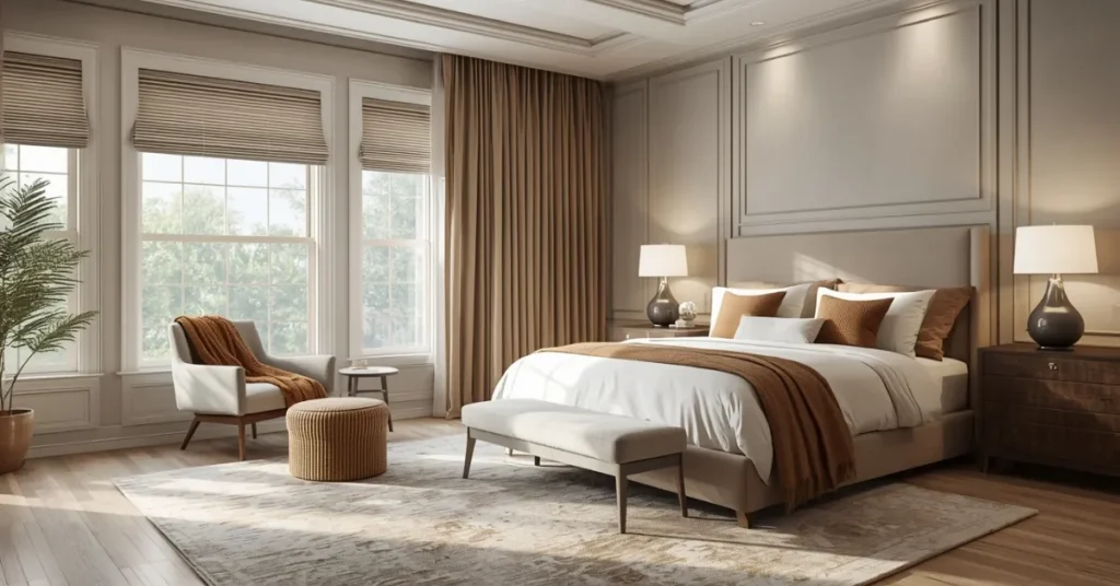 Warm Master Bedroom Retreat Style