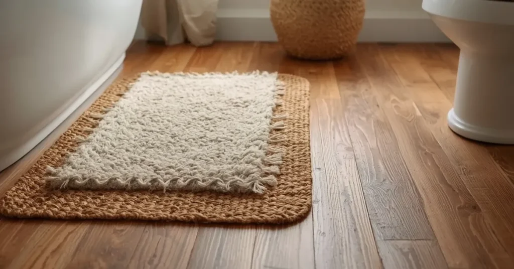 Layered Jute and Wool Rugs