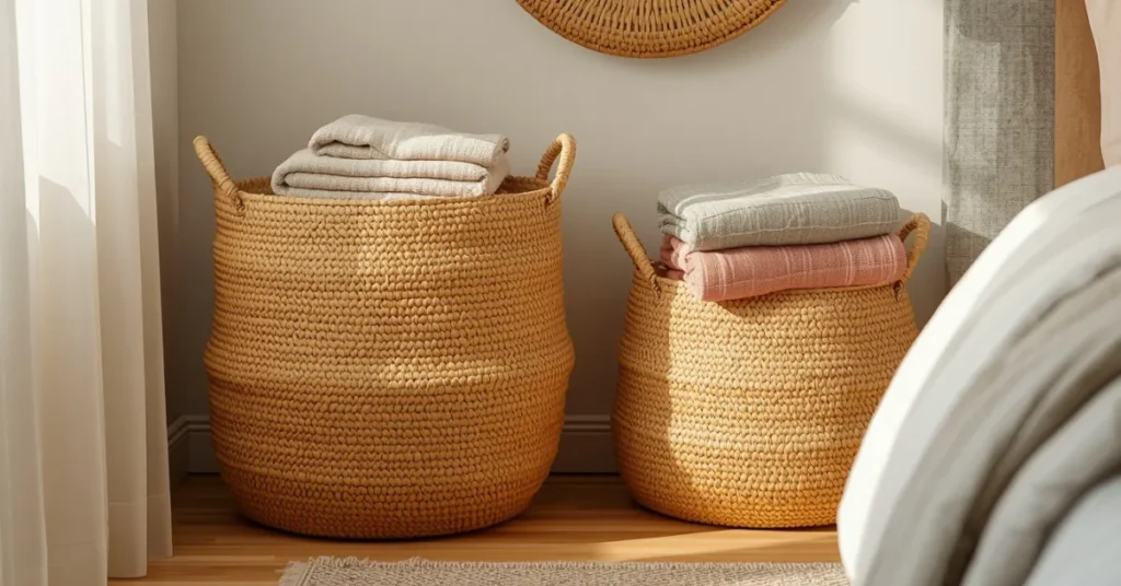 Woven Baskets for Warm Storage