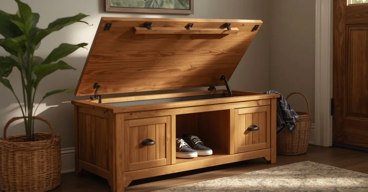 A Bench With Hidden Storage