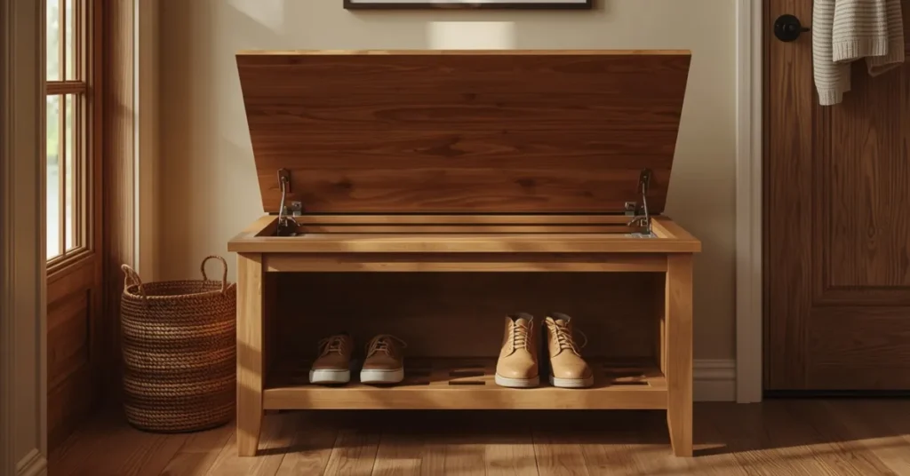 A Bench with Hidden Storage