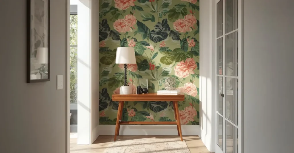 A Bold Wallpaper Accent Wall